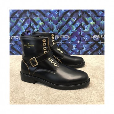 Louis Vuitton 2020 Men's Leather Ankle Boots - 루이비통 2020 남성용 레더 앵글부츠,Size(240