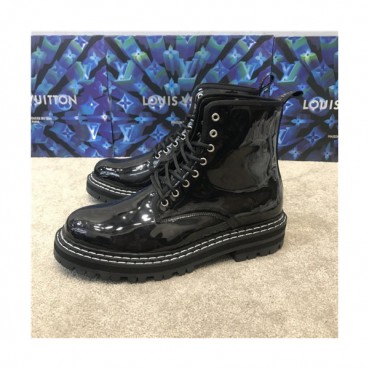 Louis Vuitton 2020 Men's Leather Ankle Boots - 루이비통 2020 남성용 레더 앵글부츠,Size(240