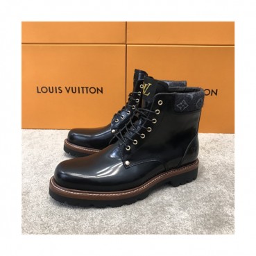 Louis Vuitton 2020 Men's Leather Ankle Boots - 루이비통 2020 남성용 레더 앵글부츠,Size(240