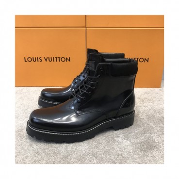 Louis Vuitton 2020 Men's Leather Ankle Boots - 루이비통 2020 남성용 레더 앵글부츠,Size(240