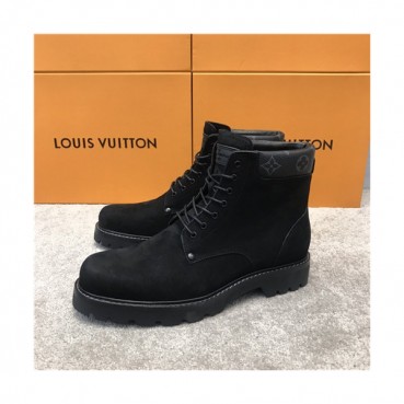 Louis Vuitton 2020 Men's Leather Ankle Boots - 루이비통 2020 남성용 레더 앵글부츠,Size(240