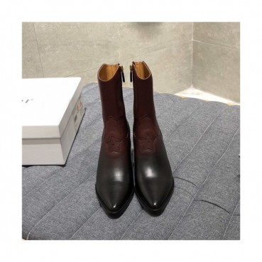 Dior 2020 Women's Leather Ankle Boots - 디올 2020 여성용 레더 앵글부츠,Size(225