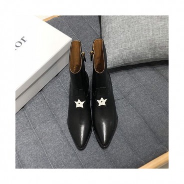 Dior 2020 Women's Leather Ankle Boots - 디올 2020 여성용 레더 앵글부츠,Size(225