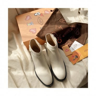 Tod's 2020 Women's Leather Ankle Boots - 토즈 2020 여성용 레더 앵글부츠,Size(225