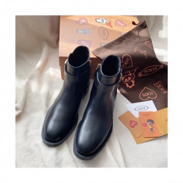Tod's 2020 Women's Leather Ankle Boots - 토즈 2020 여성용 레더 앵글부츠,Size(225