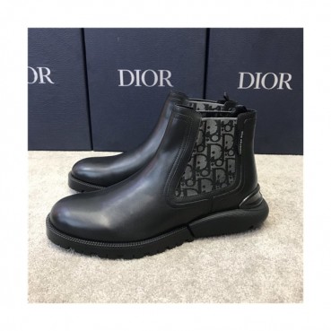 Dior 2020 Men's Leather Ankle Boots - 디올 2020 남성용 레더 앵글부츠,Size(240