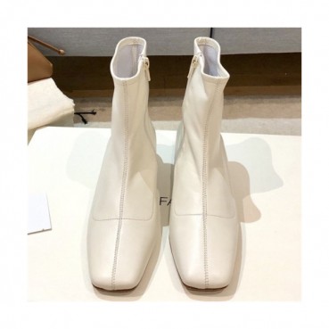 By Far 2020 Women's Leather Ankle Boots - 바이파 2020 여성용 레더 앵글부츠,Size(225