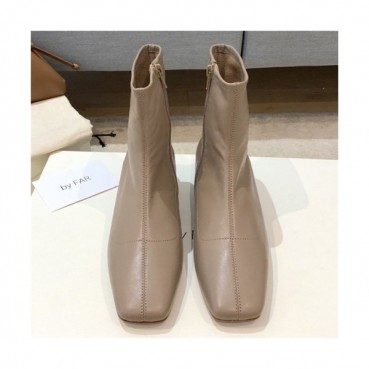 By Far 2020 Women's Leather Ankle Boots - 바이파 2020 여성용 레더 앵글부츠,Size(225