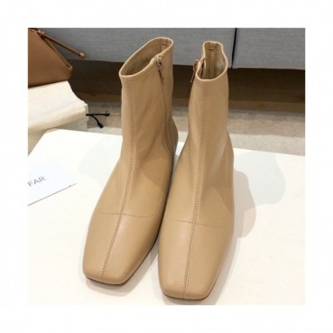 By Far 2020 Women's Leather Ankle Boots - 바이파 2020 여성용 레더 앵글부츠,Size(225