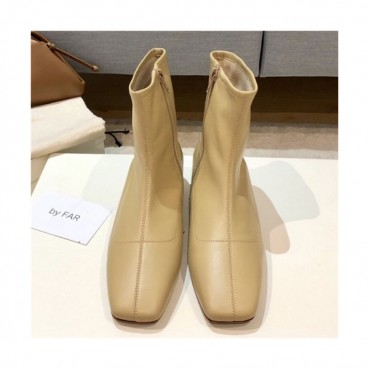 By Far 2020 Women's Leather Ankle Boots - 바이파 2020 여성용 레더 앵글부츠,Size(225