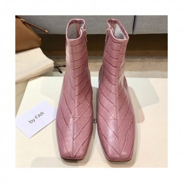 By Far 2020 Women's Leather Ankle Boots - 바이파 2020 여성용 레더 앵글부츠,Size(225
