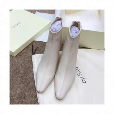 By Far 2020 Women's Leather High Heel Ankle Boots - 바이파 2020 여성용 레더 하이힐 앵글부츠,Size(225