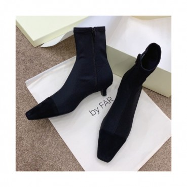 By Far 2020 Women's Leather Ankle Boots - 바이파 2020 여성용 레더 앵글부츠,Size(225