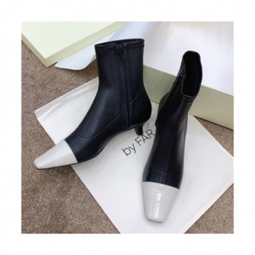 By Far 2020 Women's Leather Ankle Boots - 바이파 2020 여성용 레더 앵글부츠,Size(225