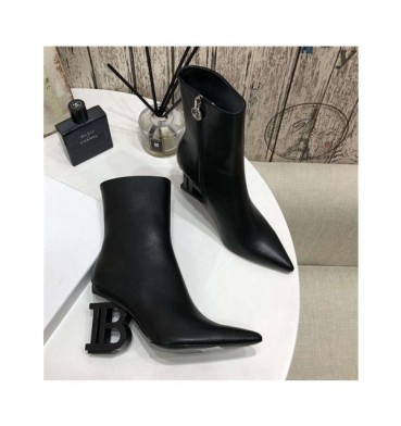Balmain 2020 Women's Leather Ankle Boots - 발망 2020 여성용 레더 앵글부츠,Size(225
