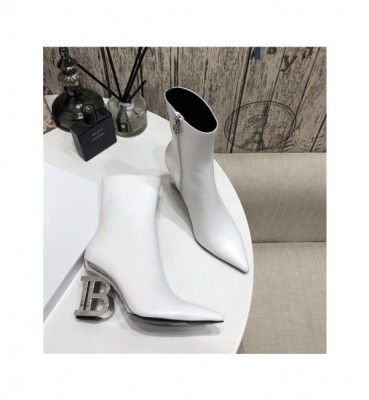 Balmain 2020 Women's Leather Ankle Boots - 발망 2020 여성용 레더 앵글부츠,Size(225