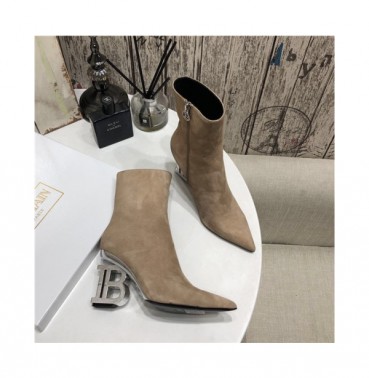 Balmain 2020 Women's Leather Ankle Boots - 발망 2020 여성용 레더 앵글부츠,Size(225