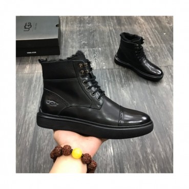 Ugg 2020 Men's Leather Wool Ankle Boots - 어그 2020 남성용 레더 울 앵글부츠,Size(240