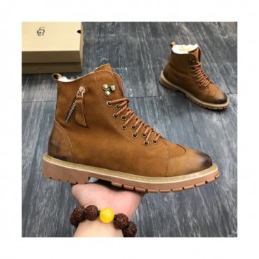 Ugg 2020 Men's Leather Wool Ankle Boots - 어그 2020 남성용 레더 울 앵글부츠,Size(240