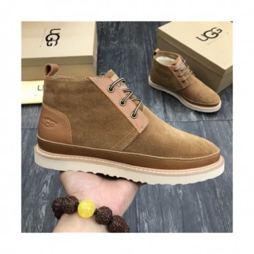 Ugg 2020 Men's Leather Ankle Boots - 어그 2020 남성용 레더 앵글부츠,Size(240