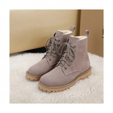 Ugg 2020 Women's Leather Wool Ankle Boots - 어그 2020 여성용 레더 울 앵글부츠,Size(225