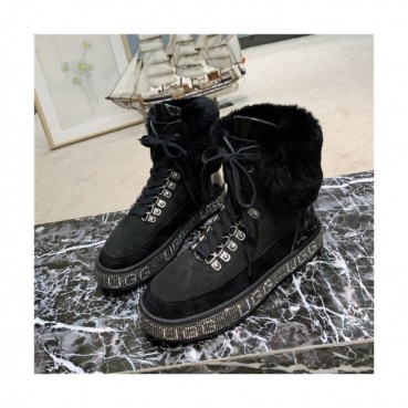 Ugg 2020 Women's Leather Wool Ankle Boots - 어그 2020 여성용 레더 울 앵글부츠,Size(225