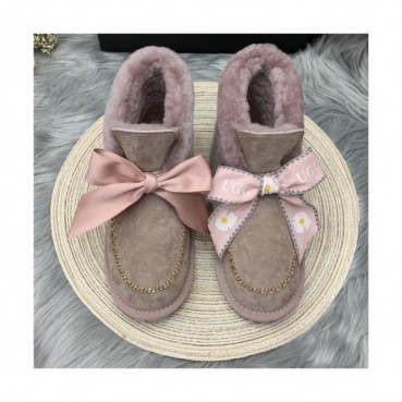 Ugg 2020 Women's Leather Wool Ankle Boots - 어그 2020 여성용 레더 울 앵글부츠,Size(225