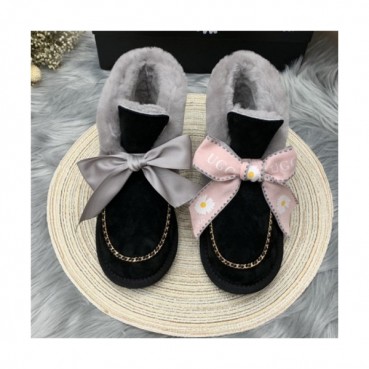 Ugg 2020 Women's Leather Wool Ankle Boots - 어그 2020 여성용 레더 울 앵글부츠,Size(225