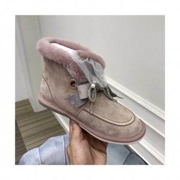 Ugg 2020 Women's Leather Wool Ankle Boots - 어그 2020 여성용 레더 울 앵글부츠,Size(225