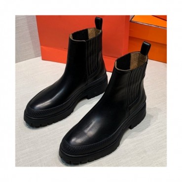 Hermes 2020 Women's Leather Ankle Boots - 에르메스 2020 여성용 레더 앵글부츠, Size(225