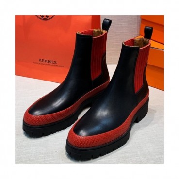 Hermes 2020 Women's Leather Ankle Boots - 에르메스 2020 여성용 레더 앵글부츠, Size(225