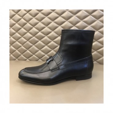 Hermes 2020 Men's Leather Ankle Boots -  에르메스 2020 남성용 앵글부츠  , HERS0342, Size(240