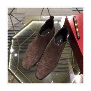 Ferragamo 2020 Mens Leather Boots - 페라가모 2020 남성용 레더 부츠 FGMS0368,Size(240 