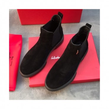 Ferragamo 2020 Mens Leather Boots - 페라가모 2020 남성용 레더 부츠,FGMS0266,Size(240 