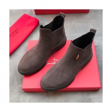 Ferragamo 2020 Mens Leather Boots - 페라가모 2020 남성용 레더 부츠,FGMS0264,Size(240 
