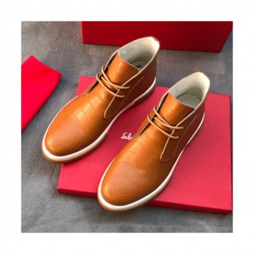 Ferragamo 2020 Mens Leather Boots - 페라가모 2020 남성용 레더 부츠,FGMS0262,Size(240 