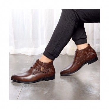 Louis Vuitton 2020 Mens Leather Boots - 루이비통 2020 남성용 레더 부츠 LOUS0711,Size(240 