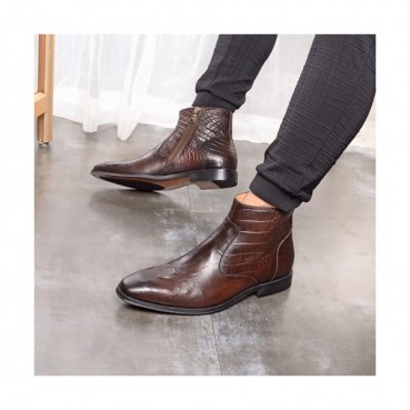 Ferragamo 2020 Mens Leather Boots - 페라가모 2020 남성용 레더 부츠,FGMS0227,Size(240 