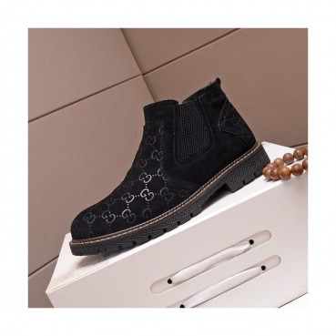 Gucci 2020 Mens Leather Boots - 구찌  2020 남성용 레더 부츠 GUCS0740,Size(240 