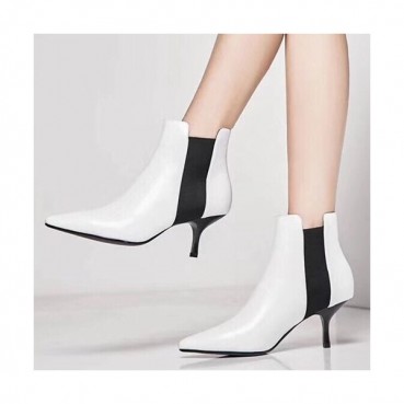 Celine 2019 Ladies Leather High Heel Boots - 셀린느 2019 여성용 레더 하이힐 부츠 CELS0013,Size(225