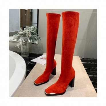 Alexander wang 2019 Ladies Suede High Heel Long Boots - 알렉산더왕 2019 여성용 스웨이드 하이힐 롱 부츠 ALWS0023,Size(225