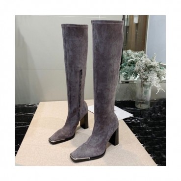 Alexander wang 2019 Ladies Suede High Heel Long Boots - 알렉산더왕 2019 여성용 스웨이드 하이힐 롱 부츠 ALWS0022,Size(225