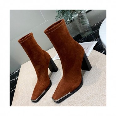 Alexander wang 2019 Ladies Suede High Heel Boots - 알렉산더왕 2019 여성용 스웨이드 하이힐 부츠 ALWS0016,Size(225