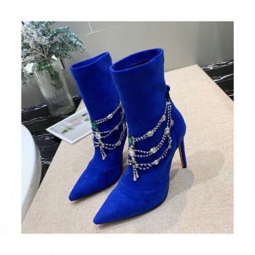 Jimmy Choo 2019 Ladies Suede High Heel Boots - 지미츄 2019 여성용 스웨이드 하이힐 부츠, JIMS0078.Size(225 