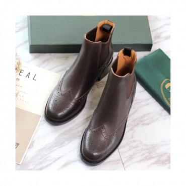 Church's 2019 Ladies Leather Ankle Boots - 처치스 2019 여성용 레더 앵글 부츠 CHUS0003, Size(225 