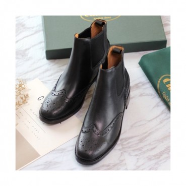 Church's 2019 Ladies Leather Ankle Boots - 처치스 2019 여성용 레더 앵글 부츠 CHUS0002 , Size(225 