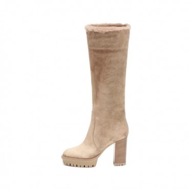 Gianvito Rossi 2019 Ladies High Heel Long Boots - 지안비토 로시 2019 여성용 하이힐 롱 부츠 GRS0036,Size(225