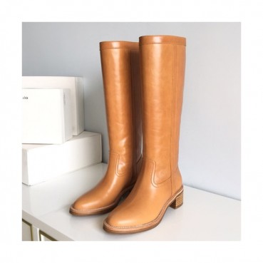 Celine 2019 Ladies Leather Long Boots - 셀린느 2019 여성용 레더 롱부츠 CELS0010,Size(225