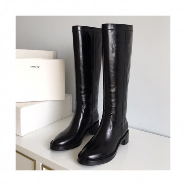 Celine 2019 Ladies Leather Long Boots - 셀린느 2019 여성용 레더 롱부츠 CELS0009,Size(225