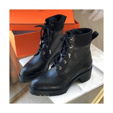Hermes  2019 Ladies Middle Heel Ankle Boots - 에르메스 2019 여성용 미들힐 앵글 부츠 HERS0254,Size(225